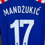 Croatia 2014 Mandzukic Away Kit (L)