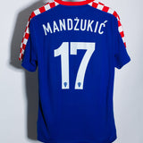 Croatia 2014 Mandzukic Away Kit (L)