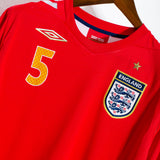 England 2006 Ferdinand Away Kit (L)