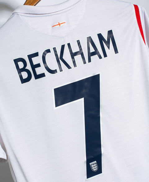 England 2006 Beckham Home Kit (L)