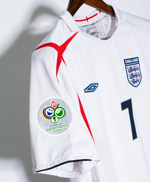 England 2006 Beckham Home Kit (L)