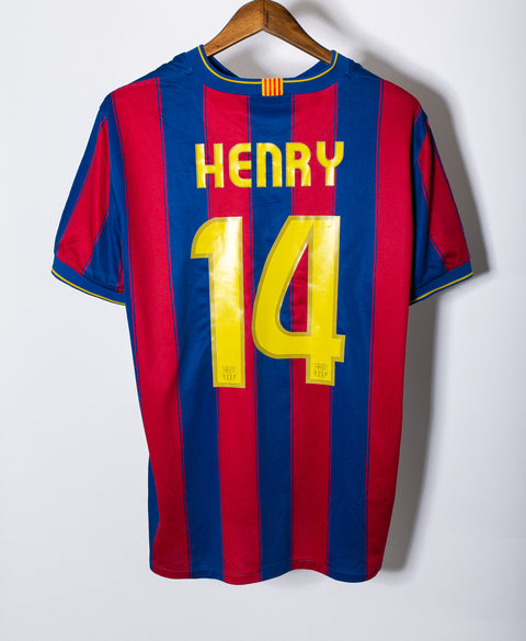 Barcelona 2009-10 Henry Home Kit (L)