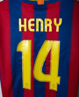 Barcelona 2009-10 Henry Home Kit (L)
