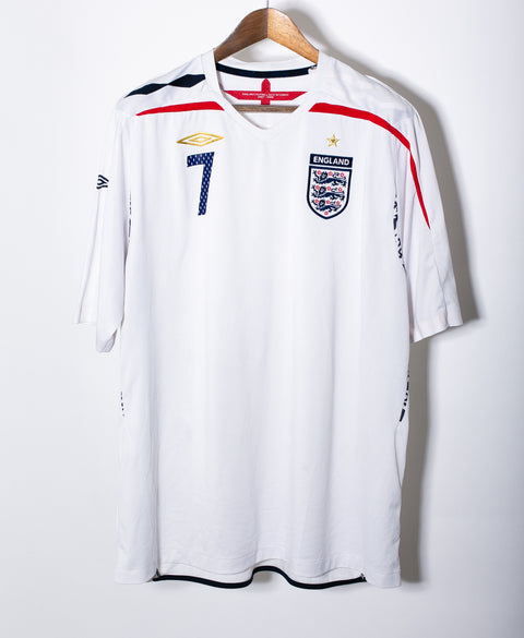 England 2008 Beckham Home Kit (3XL)