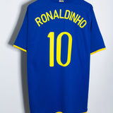Brazil 2008 Ronaldinho Away Kit (XL)