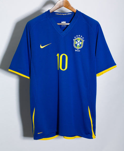 Brazil 2008 Ronaldinho Away Kit (XL)