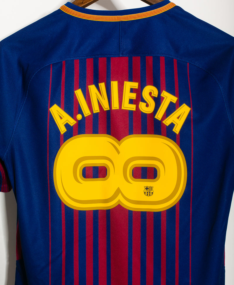 Barcelona 2017-18 Iniesta Special Kit (S)