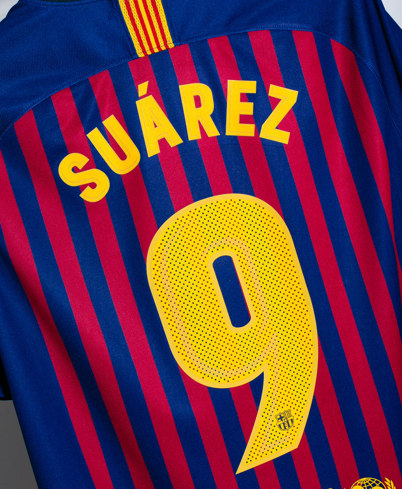 Barcelona 2018-19 Suarez Home Kit (L)
