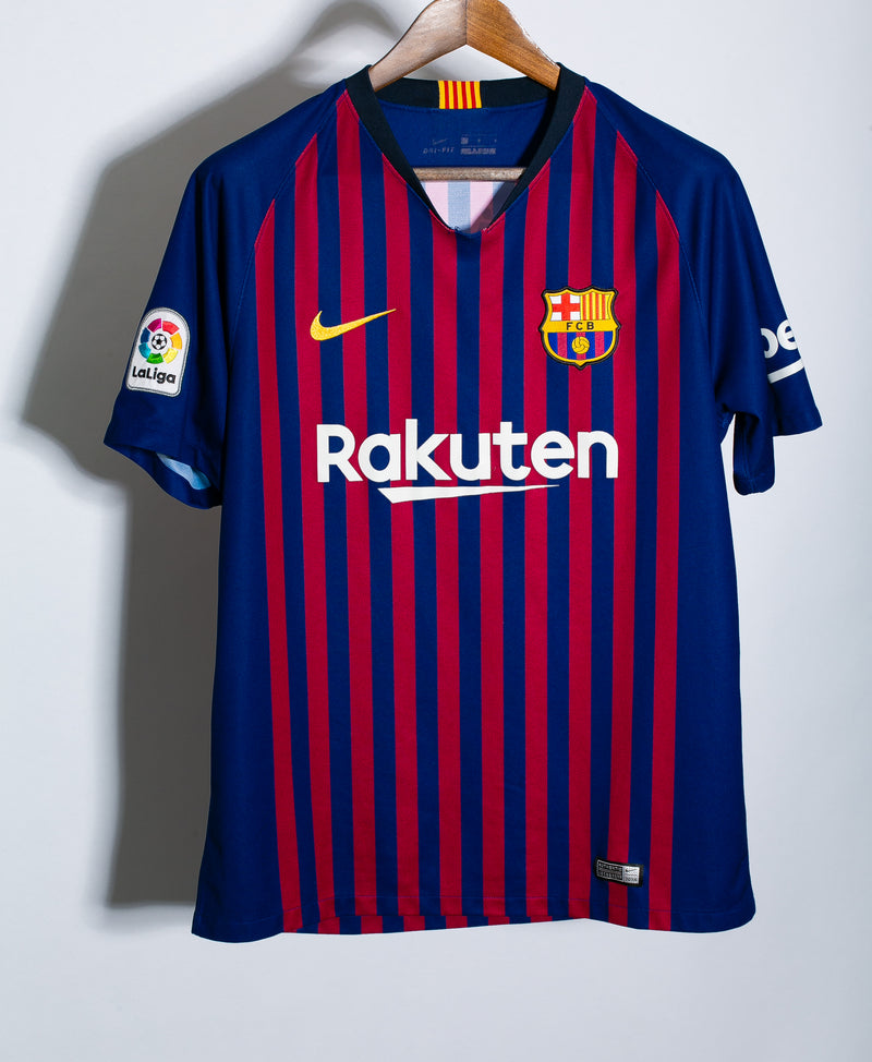 Barcelona 2018-19 Suarez Home Kit (L)