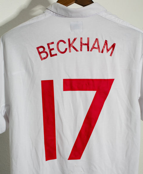 England 2010 Beckham Home Kit (XL)