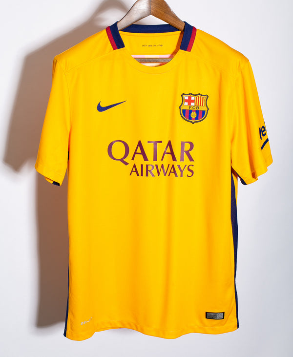Barcelona 2015-16 Messi Away Kit (L)