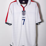 England 2004 Beckham Home Kit (2XL)