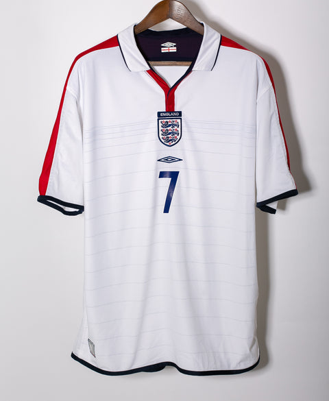 England 2004 Beckham Home Kit (2XL)