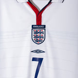 England 2004 Beckham Home Kit (2XL)