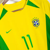 Brazil 2002 Ronaldinho Home Kit (L)