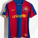 Barcelona 2007-08 Messi Home Kit (S)