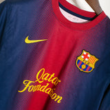 Barcelona 2012-13 David Villa Home Kit (M)
