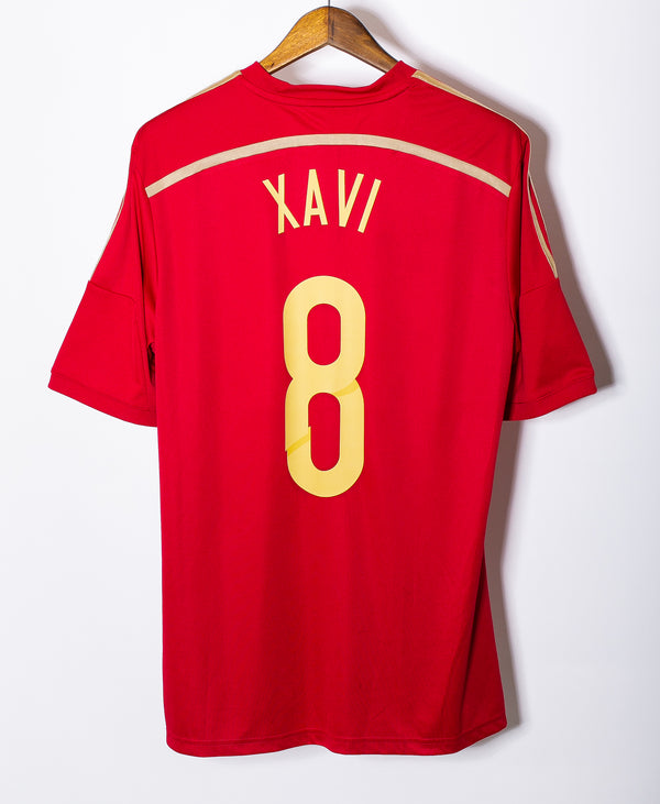 Spain 2014 Xavi Home Kit (XL)