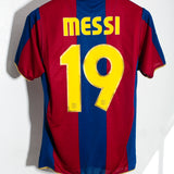 Barcelona 2007-08 Messi Home Kit (S)