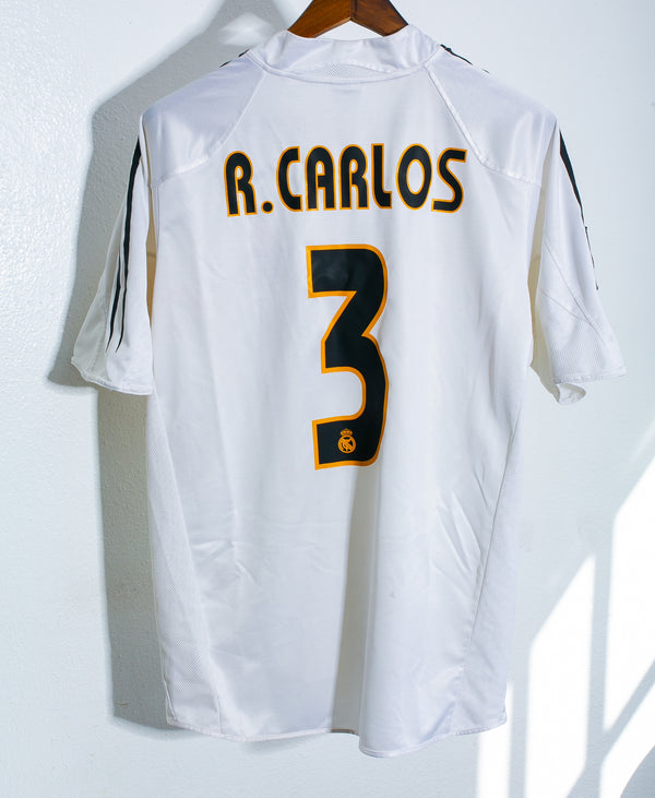 Real Madrid 2004-05 R. Carlos Home Kit (L)