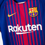 Barcelona 2017-18 Iniesta Special Home Kit (S)
