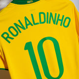 Brazil 2008 Ronaldinho Home Kit (S)