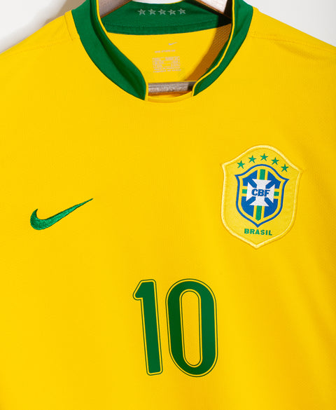 Brazil 2006 Ronaldinho Home Kit (L)