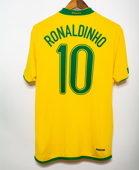 Brazil 2006 Ronaldinho Home Kit (L)