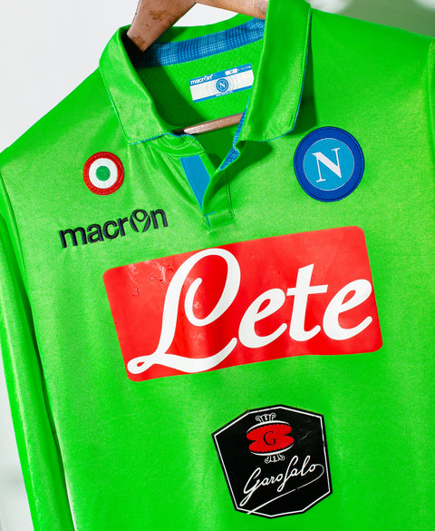 Napoli 2014-15 Rafael Cabral Long Sleeve GK Kit (M)