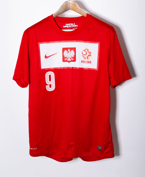 Poland 2012 Lewandowski Away Kit (L)