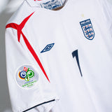 England 2006 Beckham Home Kit (XL)