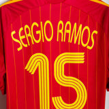 Spain 2006 Sergio Ramos Home Kit (XL)