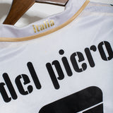 Italy 2008 Del Piero Long Sleeve Away Kit (L)