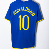 Brazil 2008 Ronaldinho Away Kit (L)