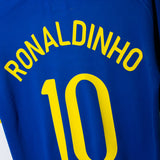 Brazil 2008 Ronaldinho Away Kit (L)