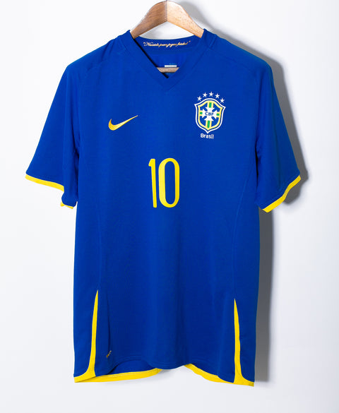 Brazil 2008 Ronaldinho Away Kit (L)