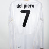 Italy 2008 Del Piero Long Sleeve Away Kit (L)
