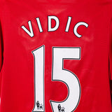 Manchester United 2010-11 Vidic Home Kit (L)