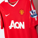 Manchester United 2010-11 Vidic Home Kit (L)