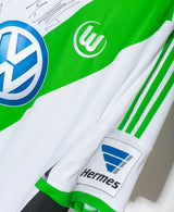 Wolfsburg 2013-14 Gustavo Signed Home Kit (3XL)