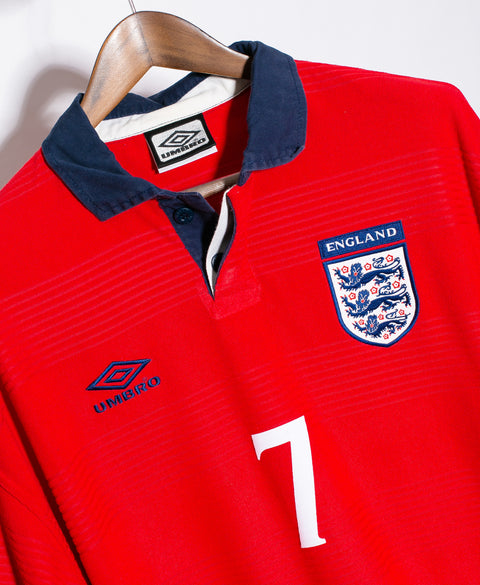 England 2000 Beckham Away Kit (XL)