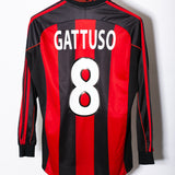 AC Milan 2001-02 Gattuso LS Home Kit (S)