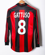 AC Milan 2001-02 Gattuso LS Home Kit (S)