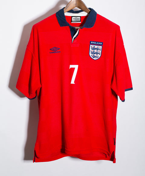 England 2000 Beckham Away Kit (XL)