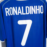 Brazil 2006 Ronaldinho Away Kit (L)