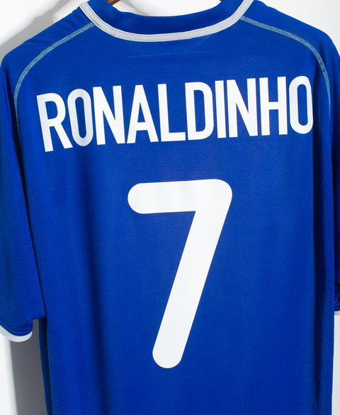 Brazil 2006 Ronaldinho Away Kit (L)