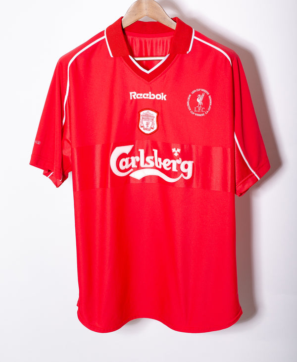 Liverpool 2001-02 Gerrard Home Kit (XL)