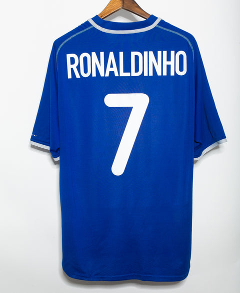 Brazil 2006 Ronaldinho Away Kit (L)