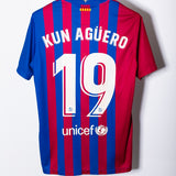 Barcelona 2021-22 Aguero Home Kit (L)