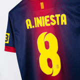 Barcelona 2012-13 Iniesta Home Kit (M)